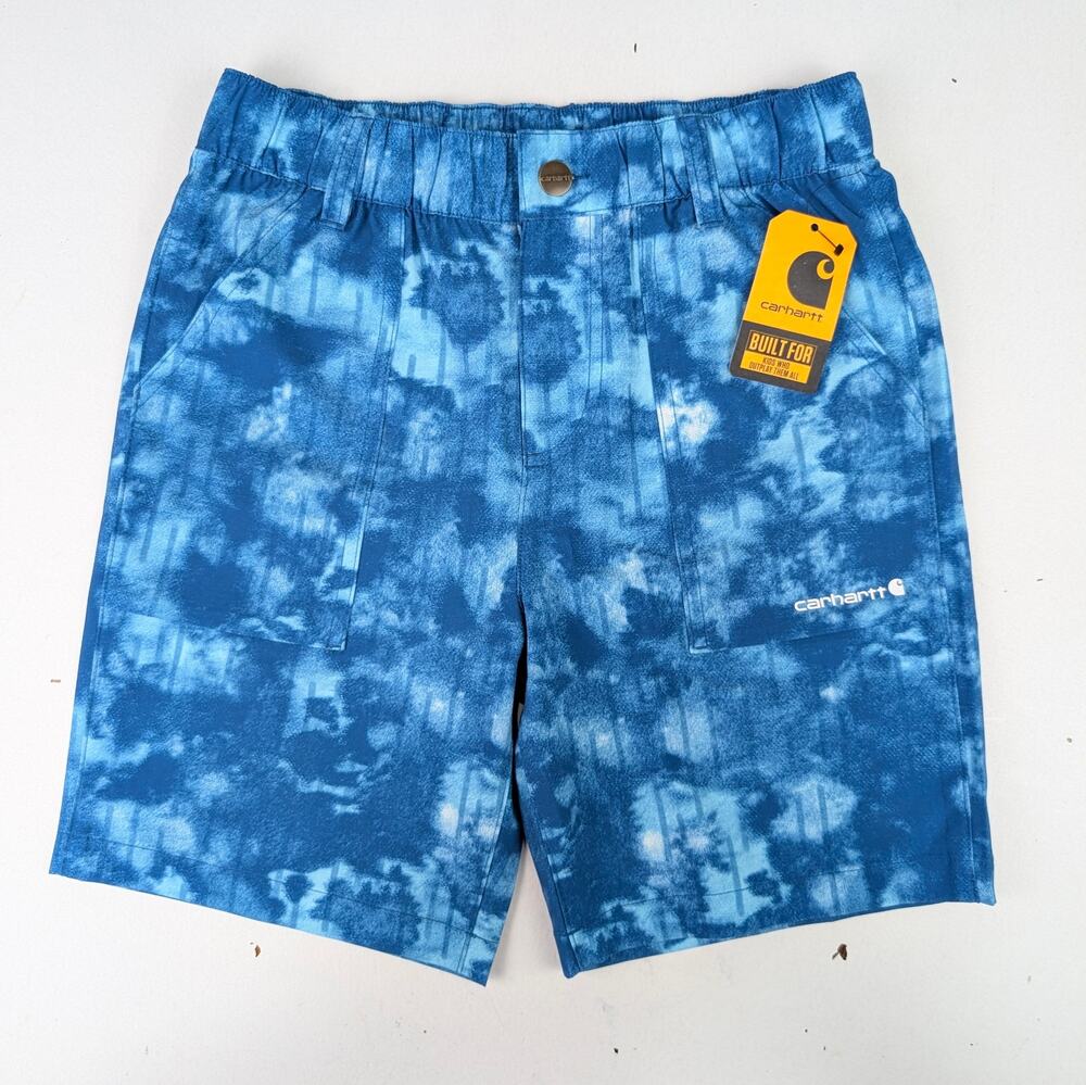 Carhartt Youth Medium 10-12 Blue Quik Dry Shorts